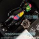 Best Clone Rolex Submariner Colorful Diamond Bezel Black Rubber Strap Men's Watch (9)_th.jpg